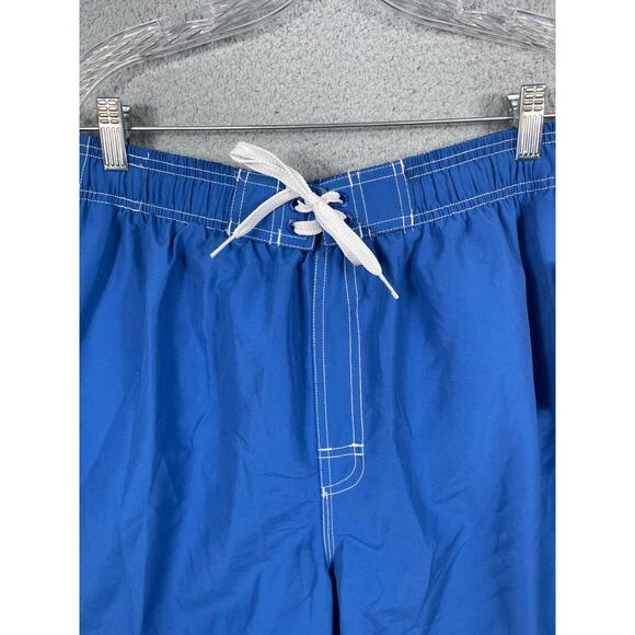 Speedo Mens Size XXL Blue Swim Trunks Lined NWT - Picture 4 of 10